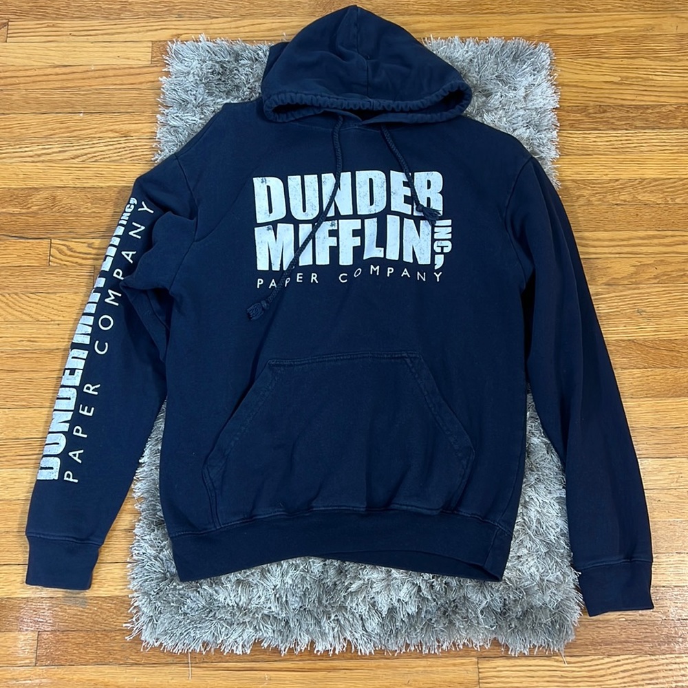 The Office Dunder Mifflin Navy Blue Hoodie